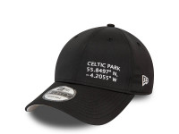 New Era Celtic Fc Coordinate Black 9Forty Strapback Cap
