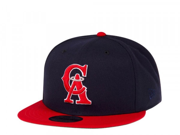 New Era California Angels Navy Red Two Tone Edition 9Fifty Snapback Cap