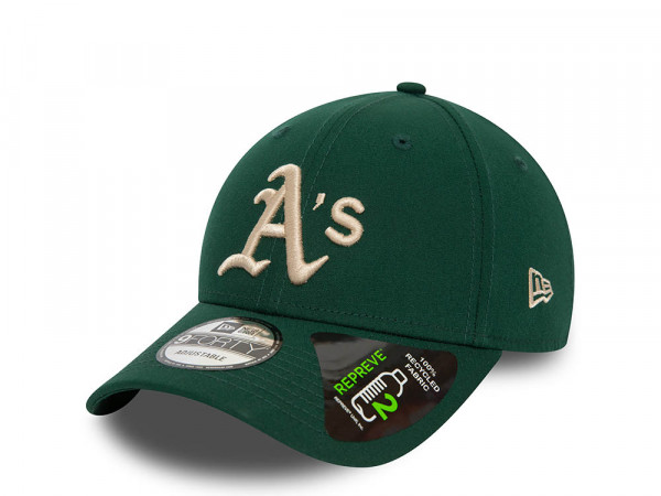 New Era Oakland Athletics Green Repreve Edition 9Forty Strapback Cap