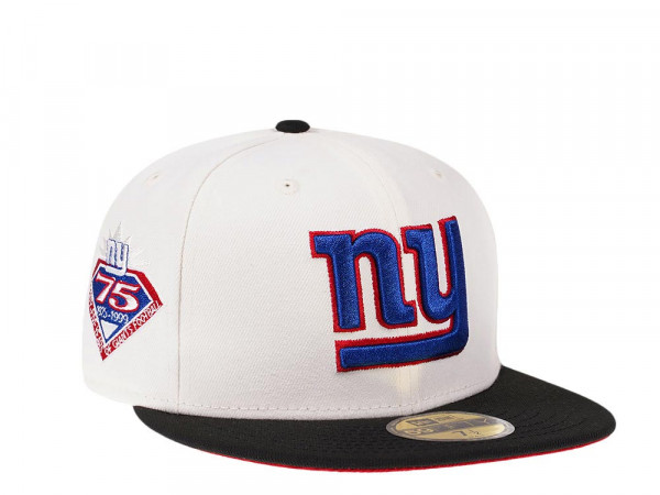New Era New York Giants 75th Anniversary Cream Dome Edition 59Fifty Fitted Cap