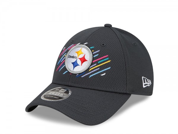 New Era Pittsburgh Steelers Crucial Catch 2021 9Forty Stretch Snapback Cap