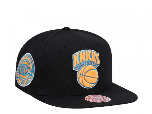 Mitchell & Ness New York Knicks 70th Anniversary Neon Tropical Hardwood Classic Snapback Cap