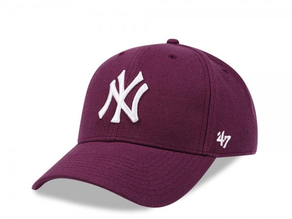 47Brand New York Yankees Plum Classic Snapback Cap