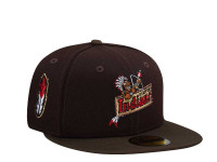 PRE-ORDER New Era Kinston Indians Brown Two Tone Prime Edition 59Fifty Fitted Cap