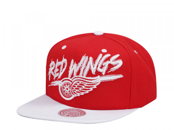 Mitchell & Ness Detroit Red Wings Transcript Two Tone Snapback Cap