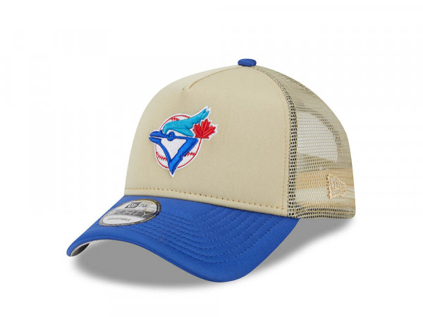 New Era Toronto Blue Jays All Day Two Tone 9Forty A Frame Trucker Snapback Cap