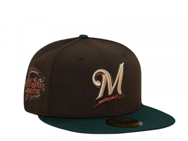New Era Milwaukee Brewers All Star Game 2002 Forest Two Tone Edition 59Fifty Fitted Cap