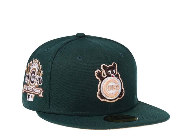 New Era Chicago Cubs All Star Game 1990 Green Peach Edition 59Fifty Fitted Cap