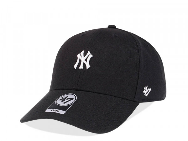 47Brand New York Yankees Base Runner Black Classic Snapback Cap