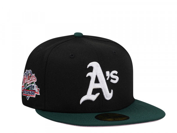 New Era Oakland Athletics World Series 1989 Pink Two Tone Edition 59Fifty Fitted Cap