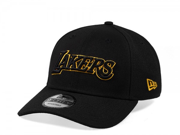 New Era Los Angeles Lakers Black and Gold Edition 9Forty Snapback Cap