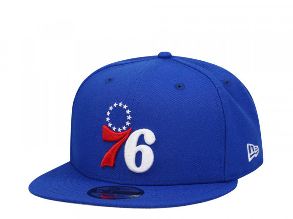 New Era Philadelphia 76ers Blue Classic Edition 9Fifty Snapback Cap