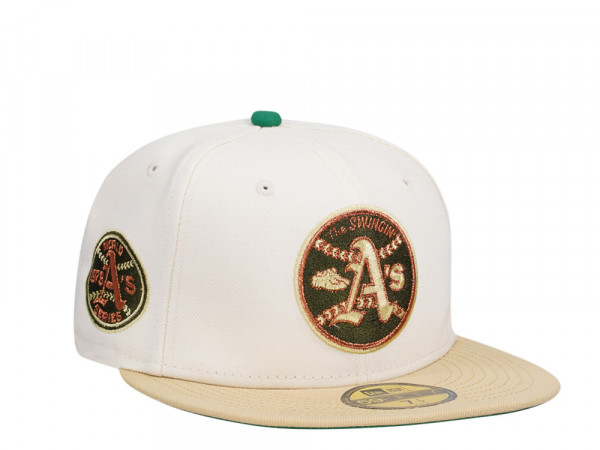 New Era Oakland Athletics World Series 1973 Sneaky Two Tone Throwback Edition 59Fifty Fitted Cap