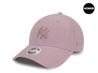 New Era New York Yankees Bubble Stitch Lavender Womens 9Forty Strapback Cap