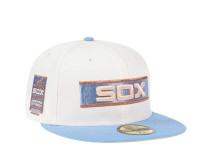 New Era Chicago White Sox Cream AL West Division Champs Cream Metallic Edition 59Fifty Fitted Cap