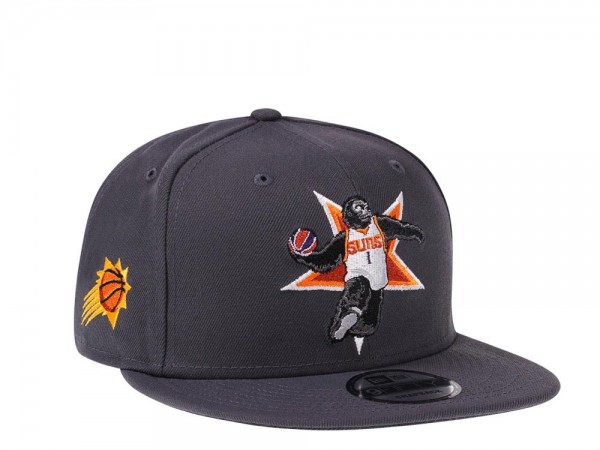 New Era Phoenix Suns Mascot Dark Grey Edition 9Fifty Snapback Casquette