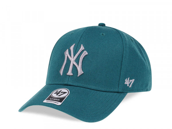47Brand New York Yankees Pacific Green Classic Snapback Cap