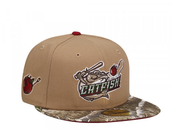 New Era Columbus Catfish Real Tree Prime Two Tone Edition 59Fifty Fitted Cap