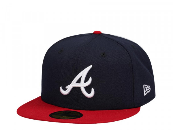 New Era Atlanta Braves Navy Two Tone Edition 59Fifty Fitted Cap