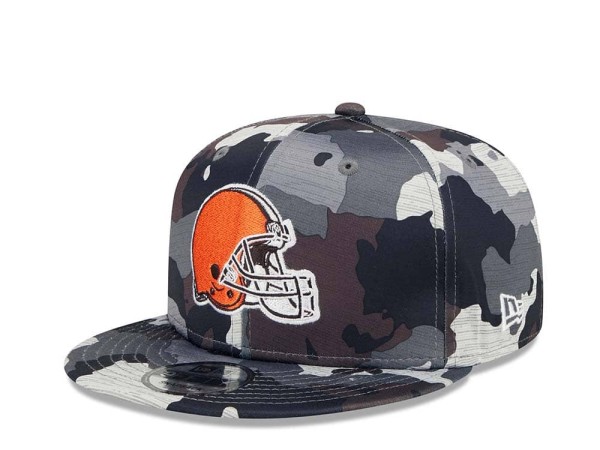 New Era Cleveland Browns NFL Training Camp 22 Camo 9Fifty Snapback Cap