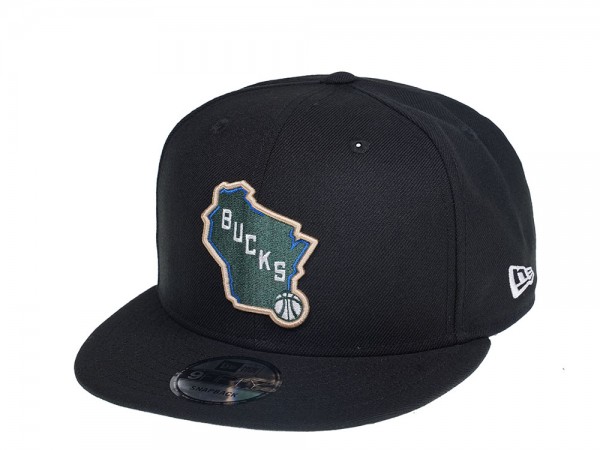 New Era Milwaukee Bucks State Edition 9Fifty Snapback Cap
