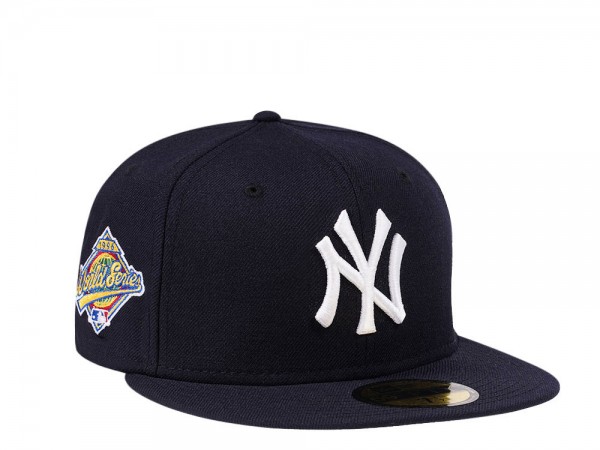 New Era New York Yankees World Series 1996 Navy and Pink Edition 59Fifty Fitted Cap