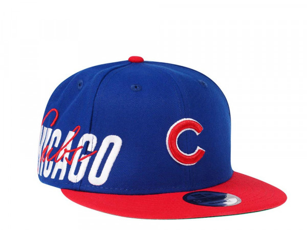 New Era Chicago Cubs Blue Sidefront Edition 9Fifty Snapback Cap