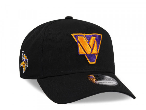 New Era Minnesota Vikings City Originals Black A Frame 9Forty Snapback Cap