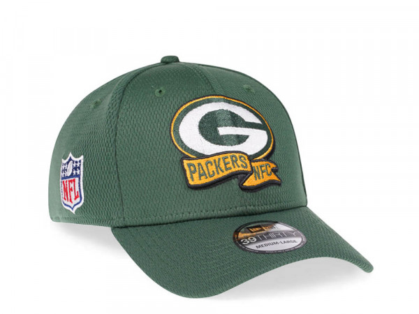 New Era Green Bay Packers Coach NFL Sideline 2022 39Thirty Stretch Cap