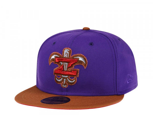 New Era New Orleans Zephyrs Heavy Metallic Two Tone Prime Edition 59Fifty Fitted Cap