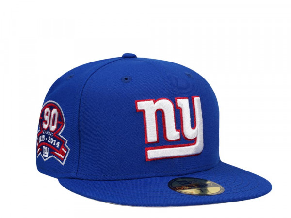New Era New York Giants 90 Seasons Royal Blue Classic Edition 59Fifty Fitted Cap