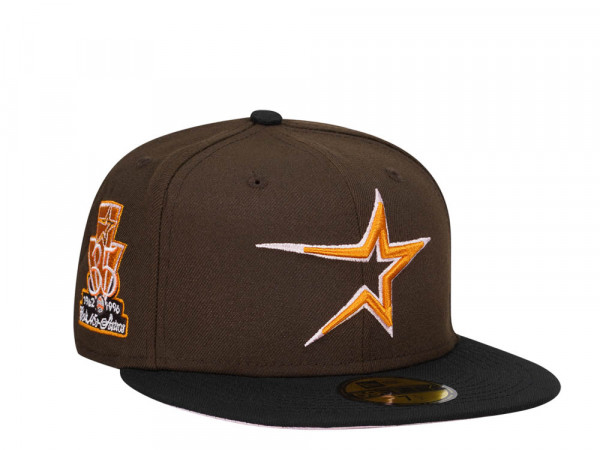 New Era Houston Astros 35th Anniversary Mocca Pink Two Tone Edition 59Fifty Fitted Cap