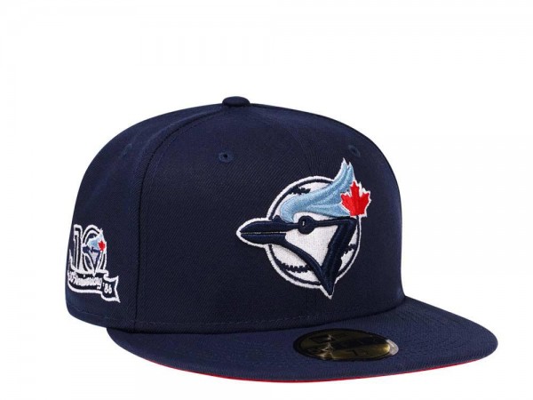 New Era Toronto Blue Jays 10th Anniversary Navy Red Edition 59Fifty Fitted Cap