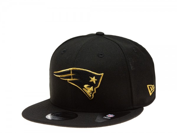 New Era New England Patriots All About Black and Gold Edition 9Fifty Snapback Cap