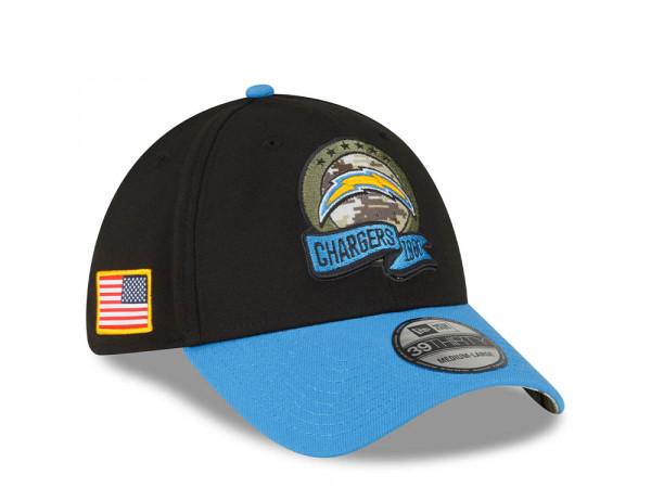 New Era Los Angeles Chargers Salute to Service 2022 39Thirty Stretch Cap
