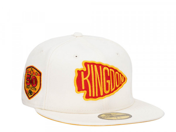 New Era Kansas City Chiefs 50th Anniversary Kingdom Edition 59Fifty Fitted Cap