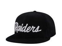 New Era Las Vegas Raiders Black Cord Throwback Edition 59Fifty Fitted Cap