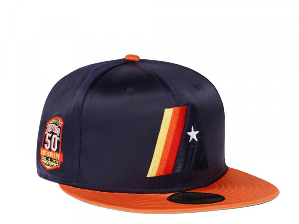 New Era Houston Astros 50th Anniversary Satin Elite 59Fifty Fitted Cap