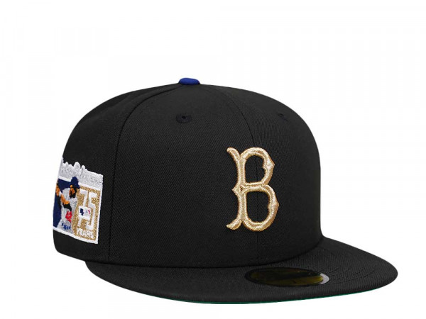 New Era Brooklyn Dodgers Jackie Robinson 75 Years Gold Throwback Edition 59Fifty Fitted Cap