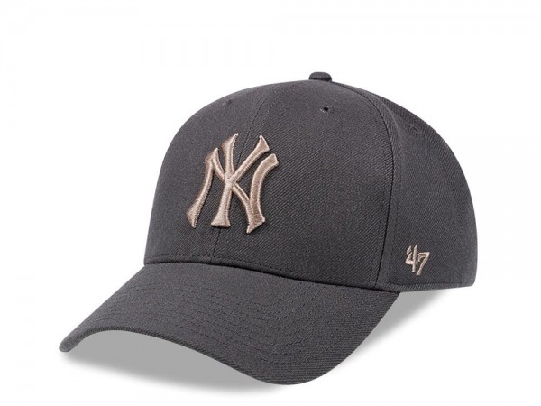 47Brand New York Yankees Charcoal Classic Snapback Cap