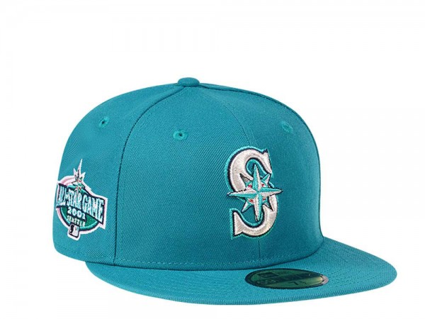 New Era Seattle Mariners All Star Game 2001 Pink Edition 59Fifty Fitted Cap
