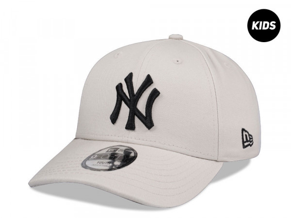 New Era New York Yankees League Essential Stone Kids 9Forty Strapback Cap