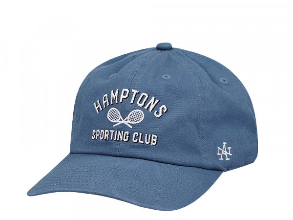 American Needle Hamptons Sporting Club Blue Casual Strapback Cap