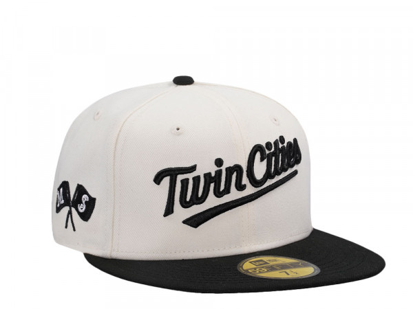 New Era Minnesota Twins Twin City Chrome Two Tone Edition 59Fifty Fitted Cap