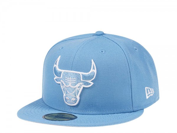 New Era Chicago Bulls Glacier Blue Prime Edition 59Fifty Fitted Cap