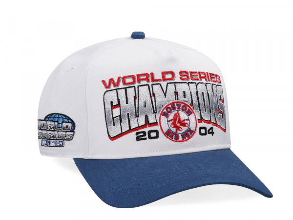 47Brand Boston Red Sox World Series 2004 White Arch Champions Hitch Snapback Cap