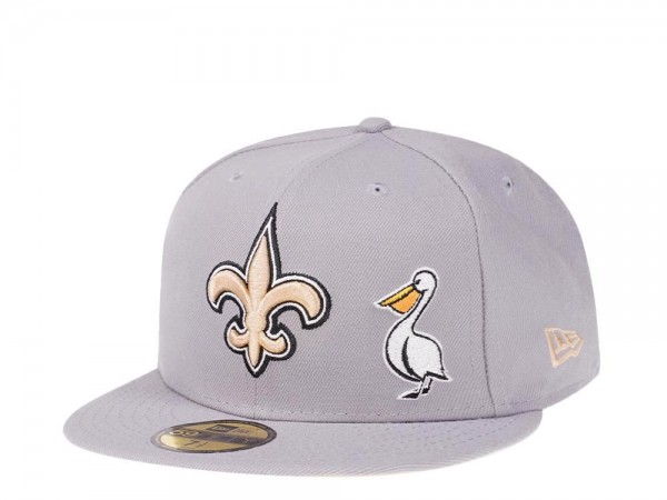 New Era New Orleans Saints City Icons Grey Edition 59Fifty Fitted Cap