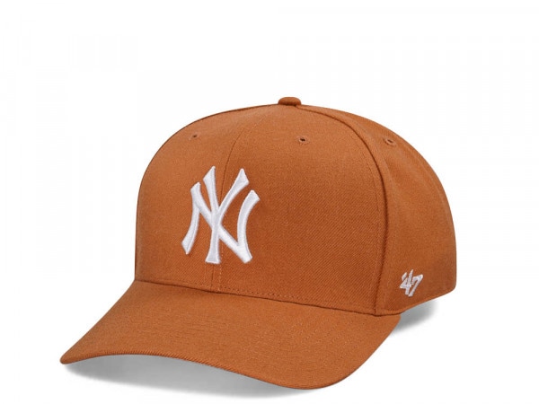 47Brand New York Yankees Burnt Orange Cold Zone MVP DP Snapback Cap