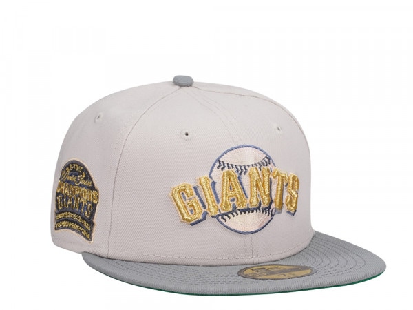 New Era San Francisco Giants 3-Time World Series Champions Stone Gold Two Tone Edition 59Fifty Fitted Cap