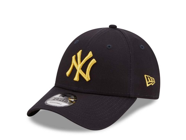 New Era New York Yankees Navy and Yellow 9Forty Strapback Cap